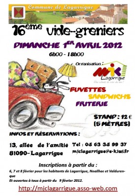 agence ag3 immobilier maison  vendre Vide grenier en tarn